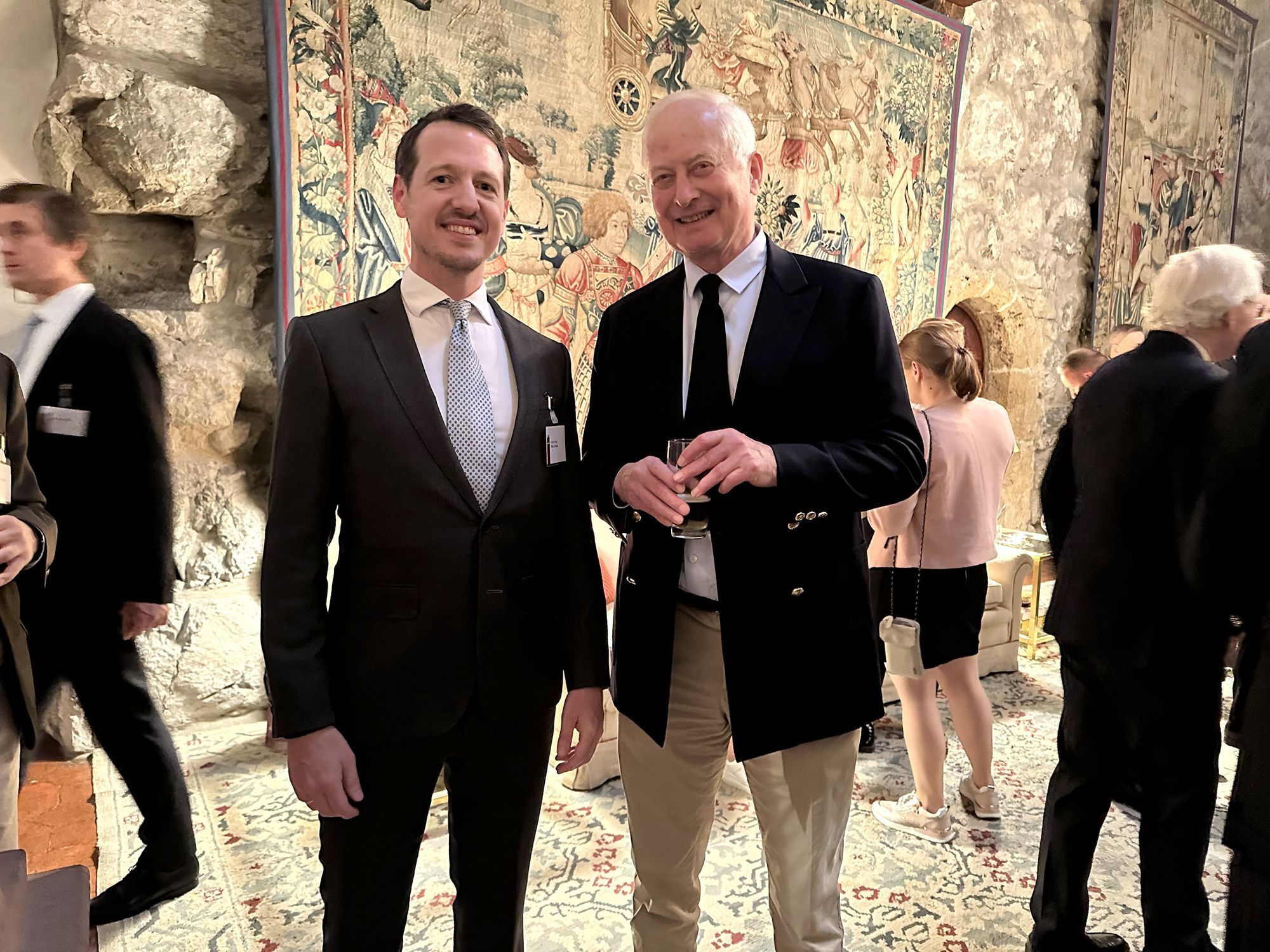 Prince Filip with Prince Hans-Adam II of Liechtenstein