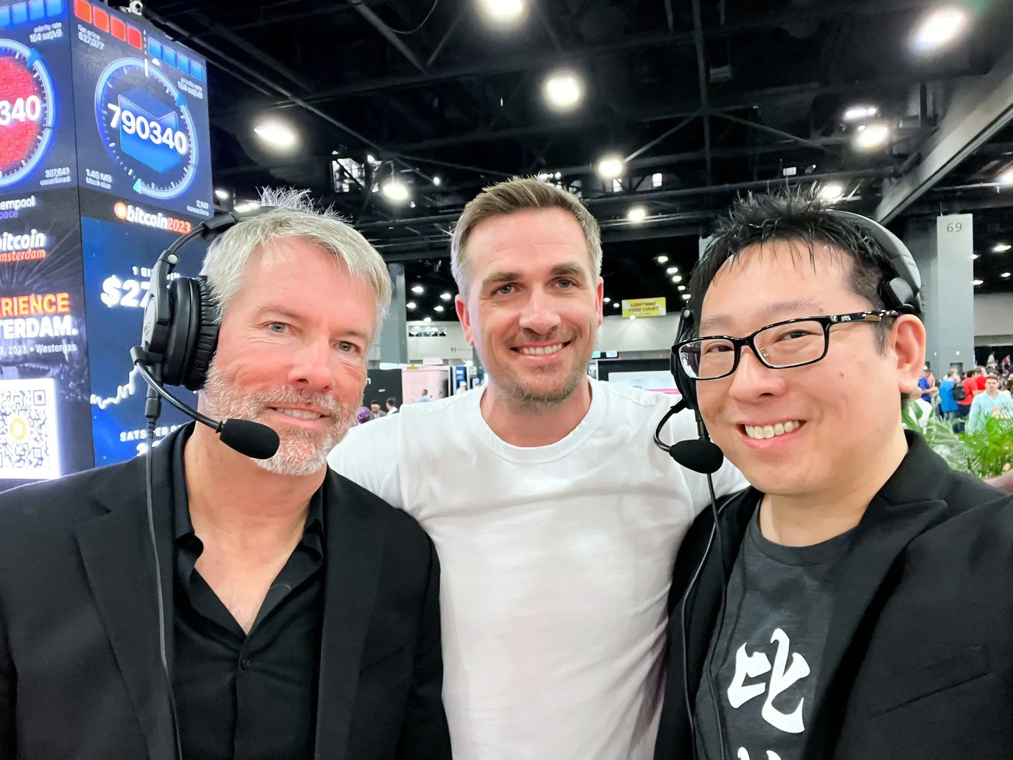 Michael Saylor, Preston Pysh and Samson Mow